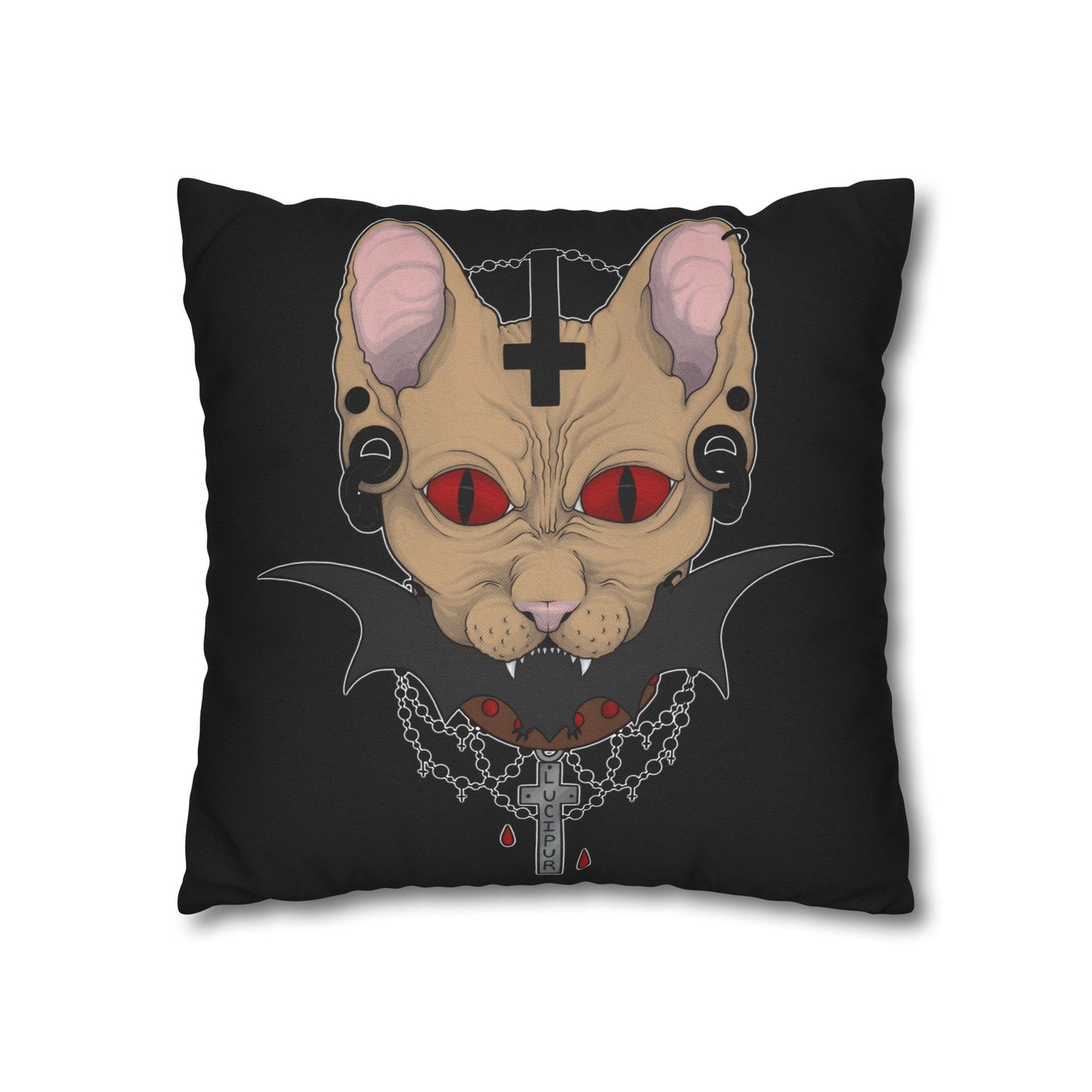 Lucipurr Square Pillow Case