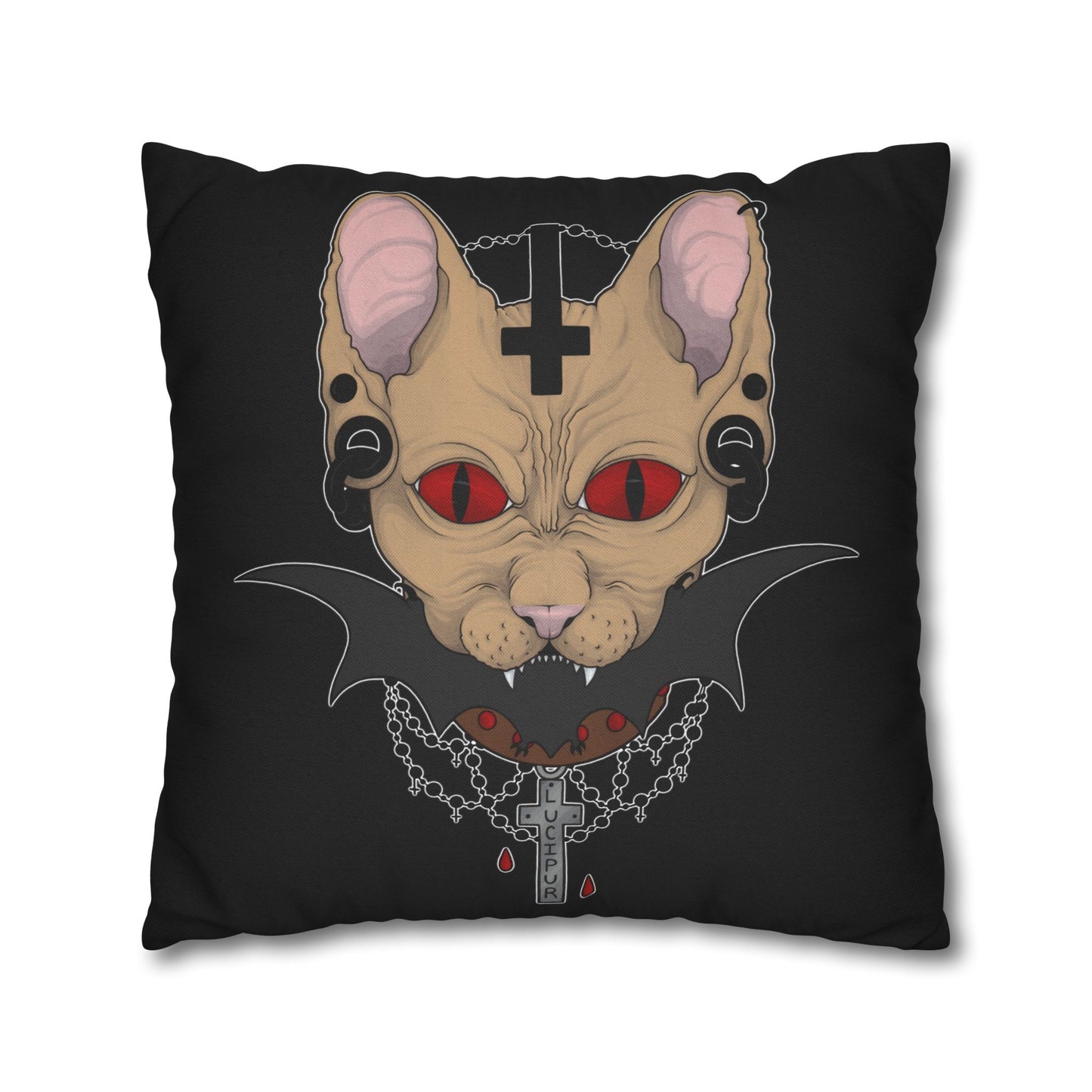 Lucipurr Square Pillow Case