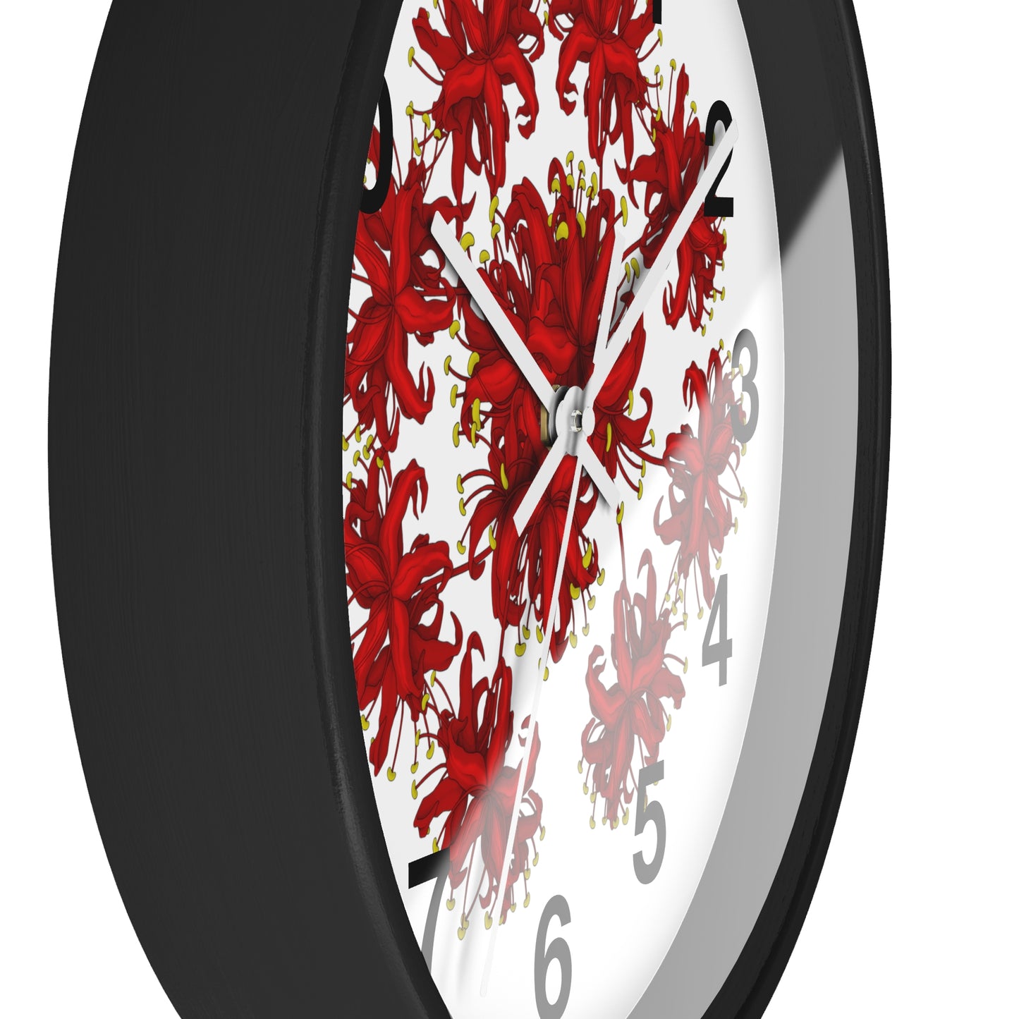 Spider Lily Wall Clock