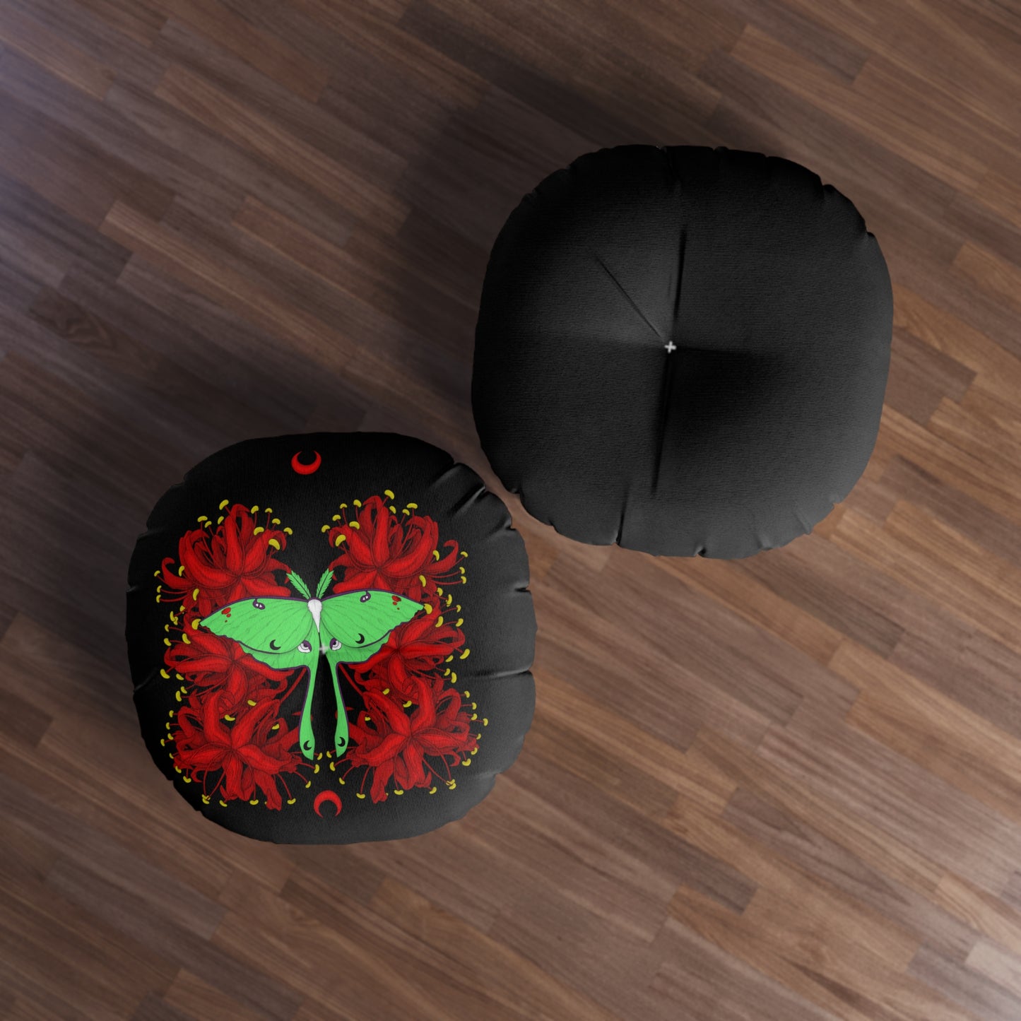 Lunar Moth Tufted Pillow