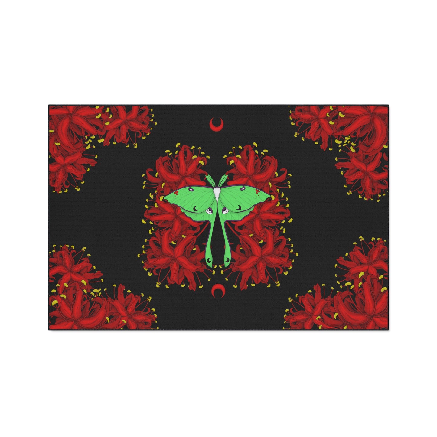 Lunar Moth Floor Mat