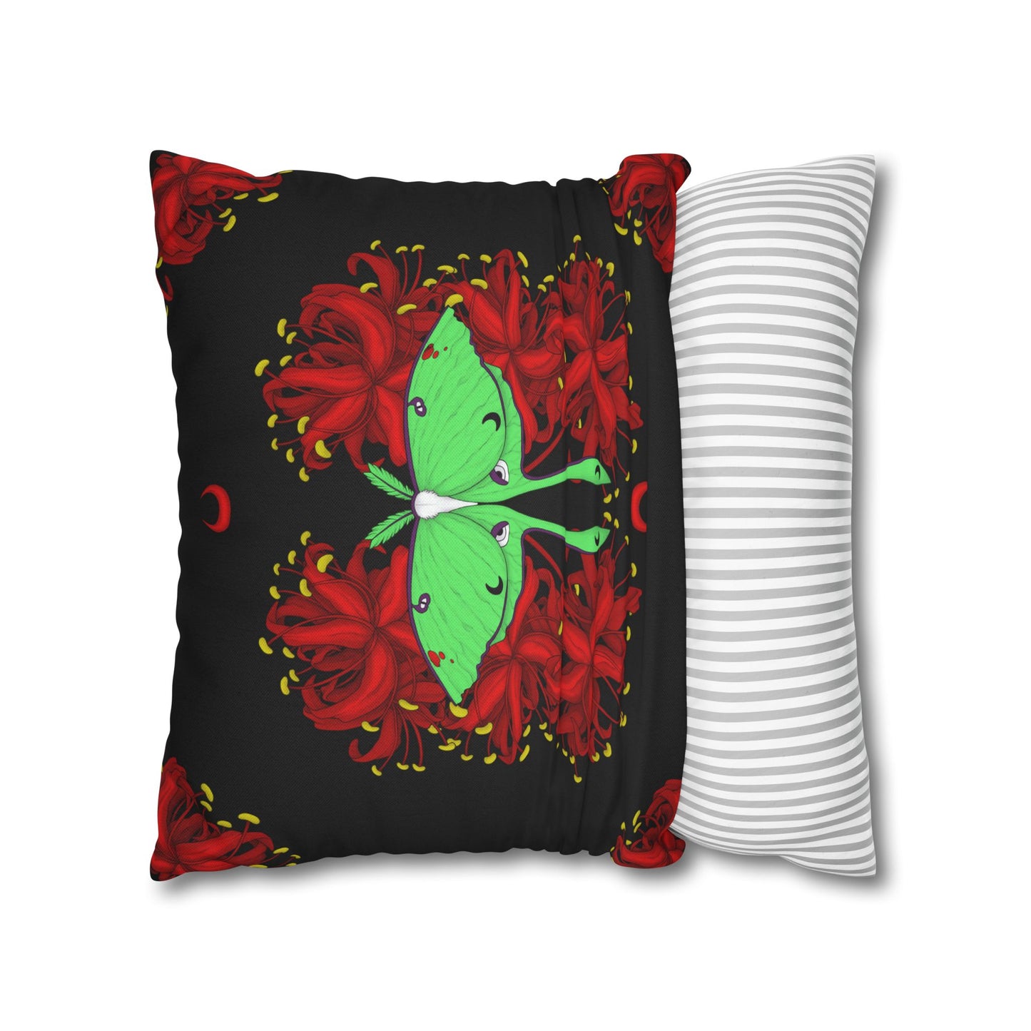 Lunar Moth Square Pillow Case