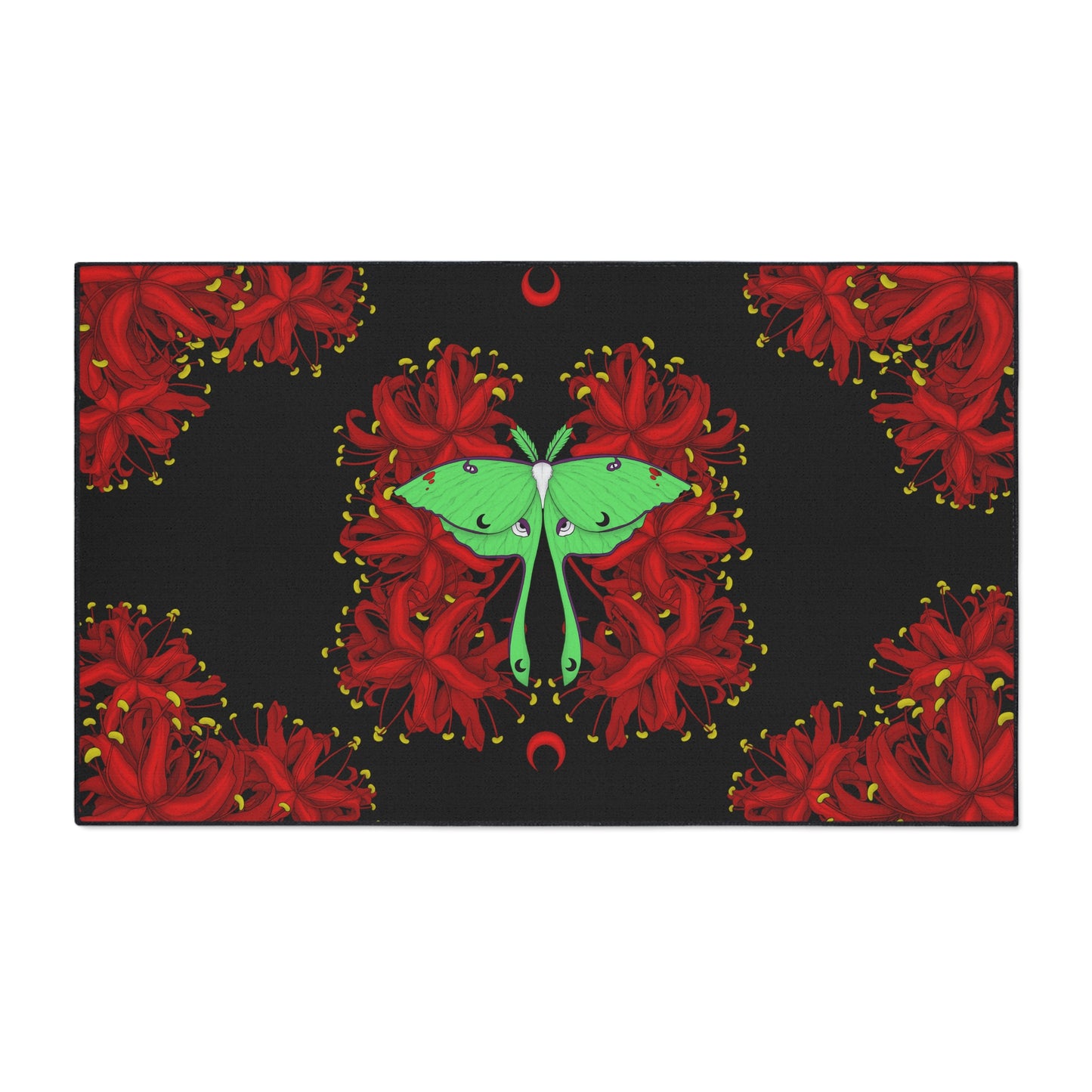 Lunar Moth Floor Mat