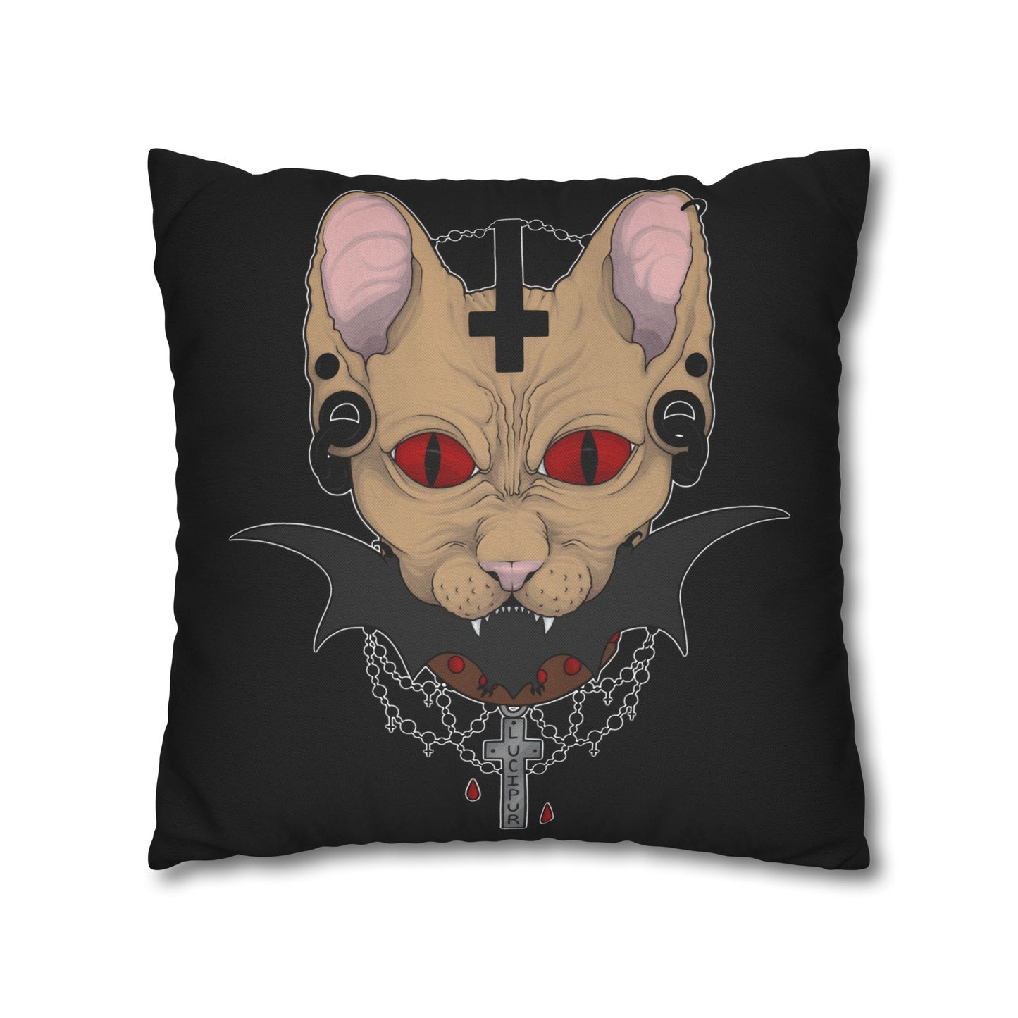 Lucipurr Square Pillow Case