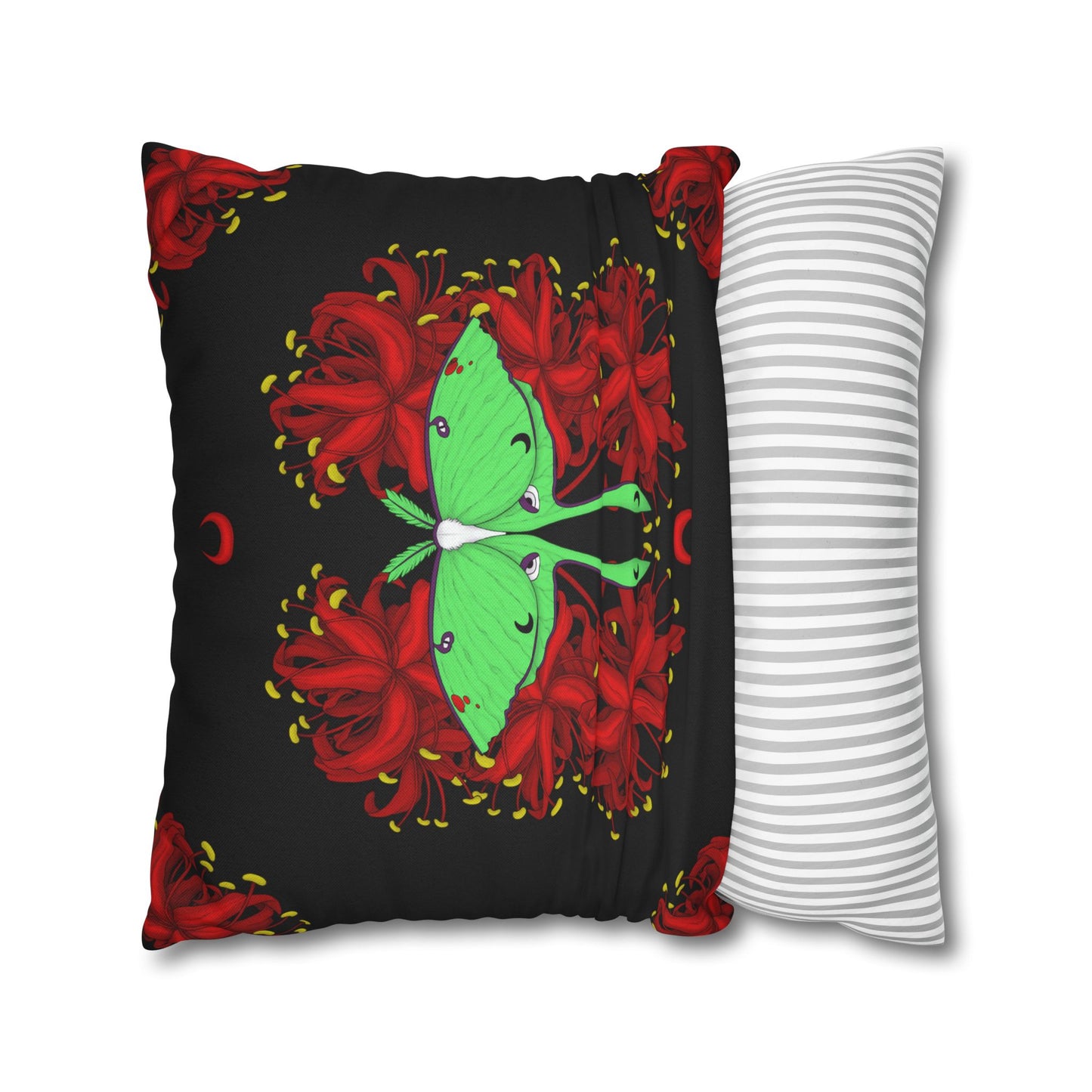 Lunar Moth Square Pillow Case