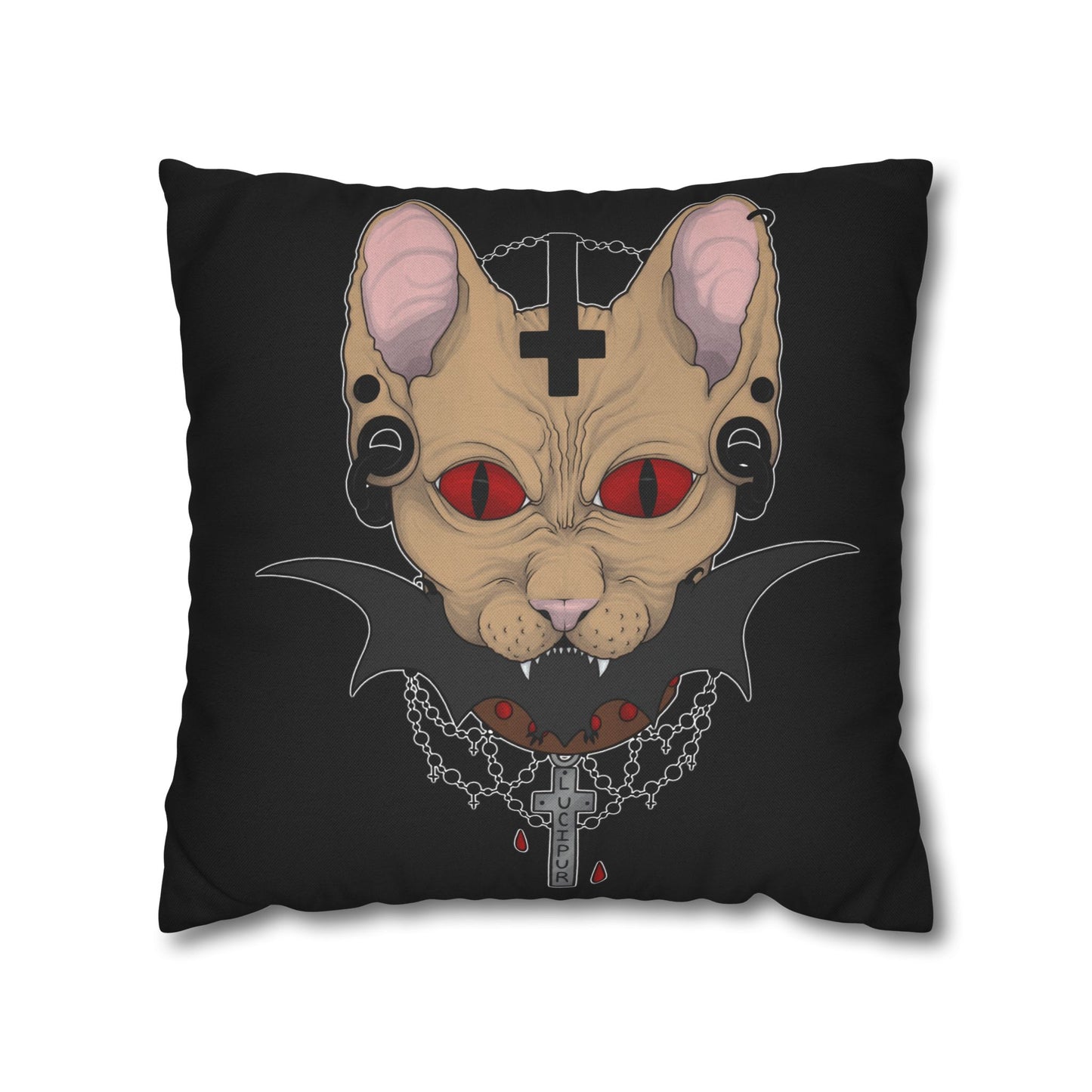Lucipurr Square Pillow Case