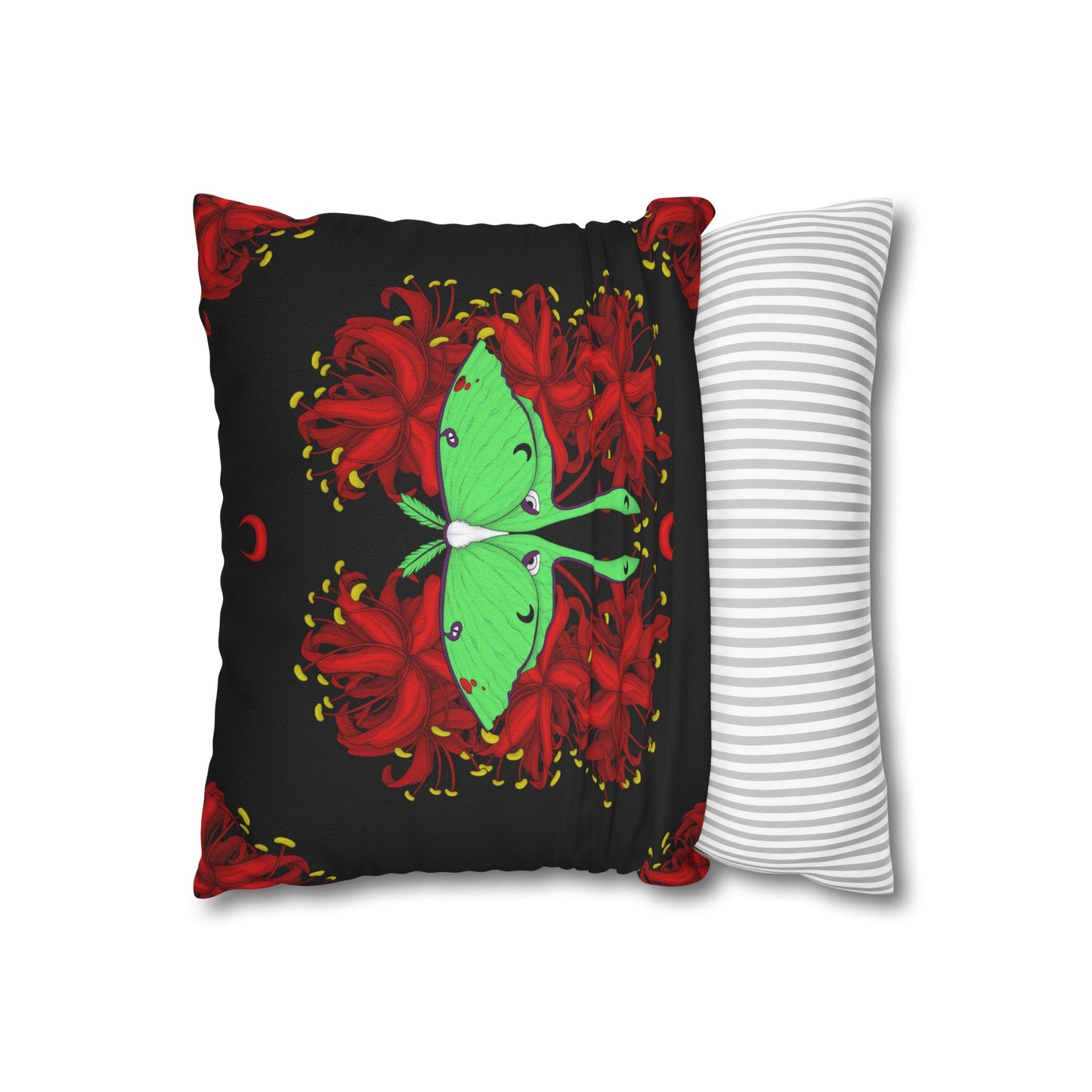 Lunar Moth Square Pillow Case