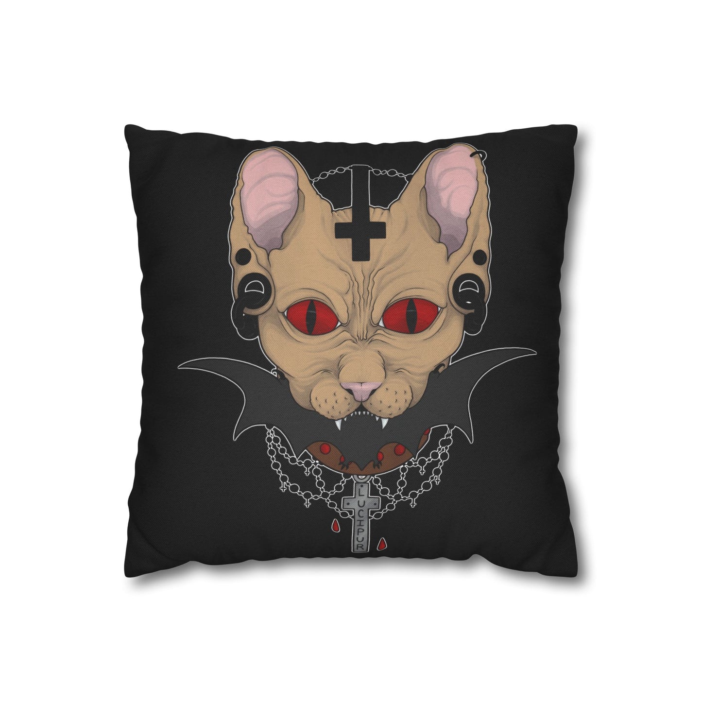 Lucipurr Square Pillow Case