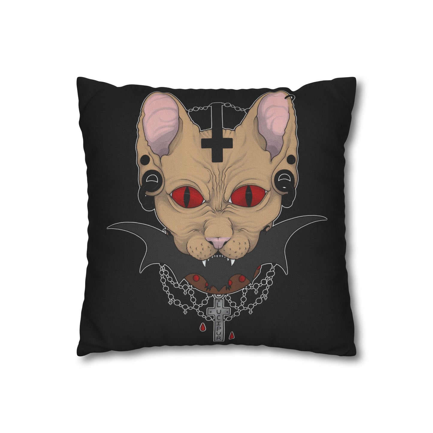 Lucipurr Square Pillow Case