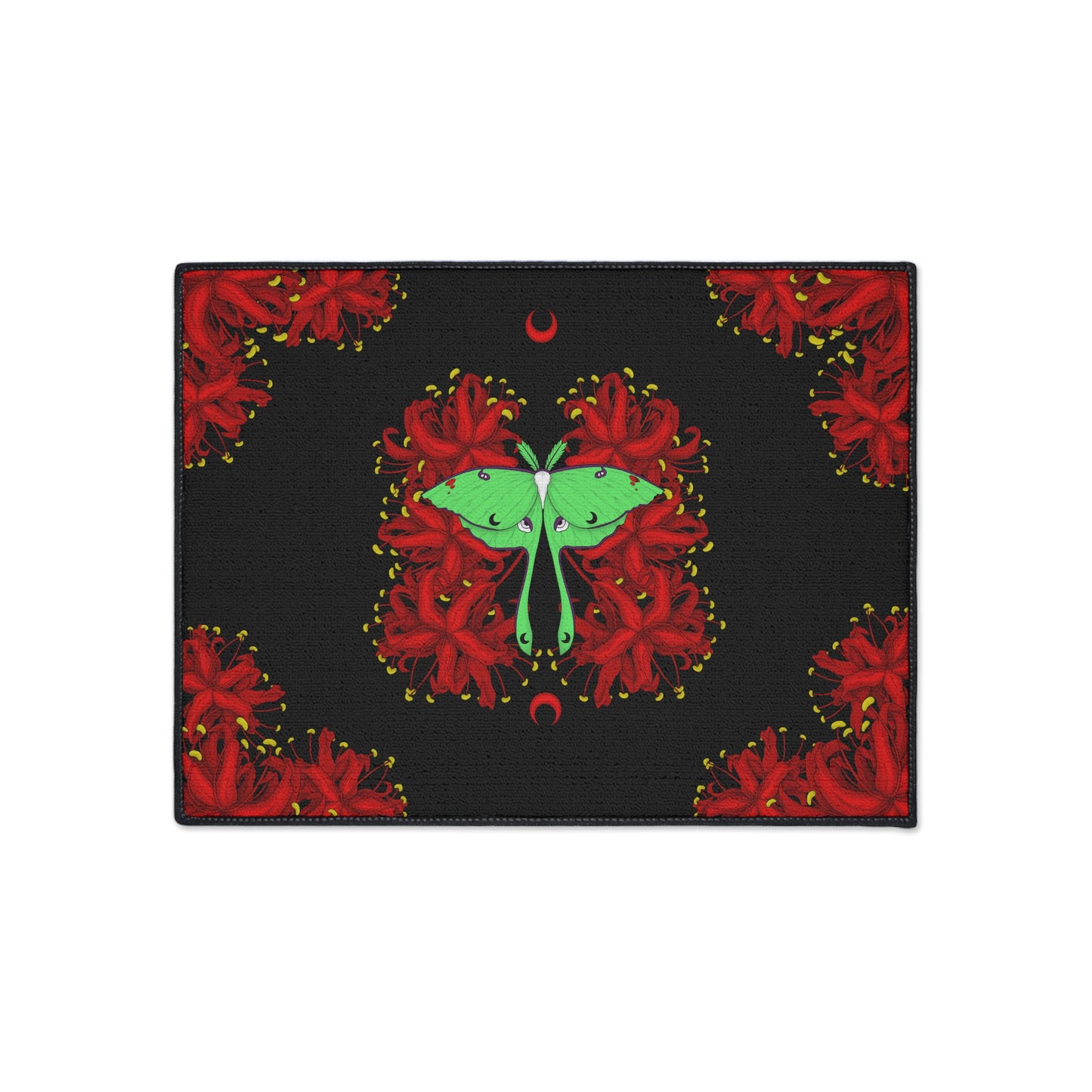 Lunar Moth Floor Mat
