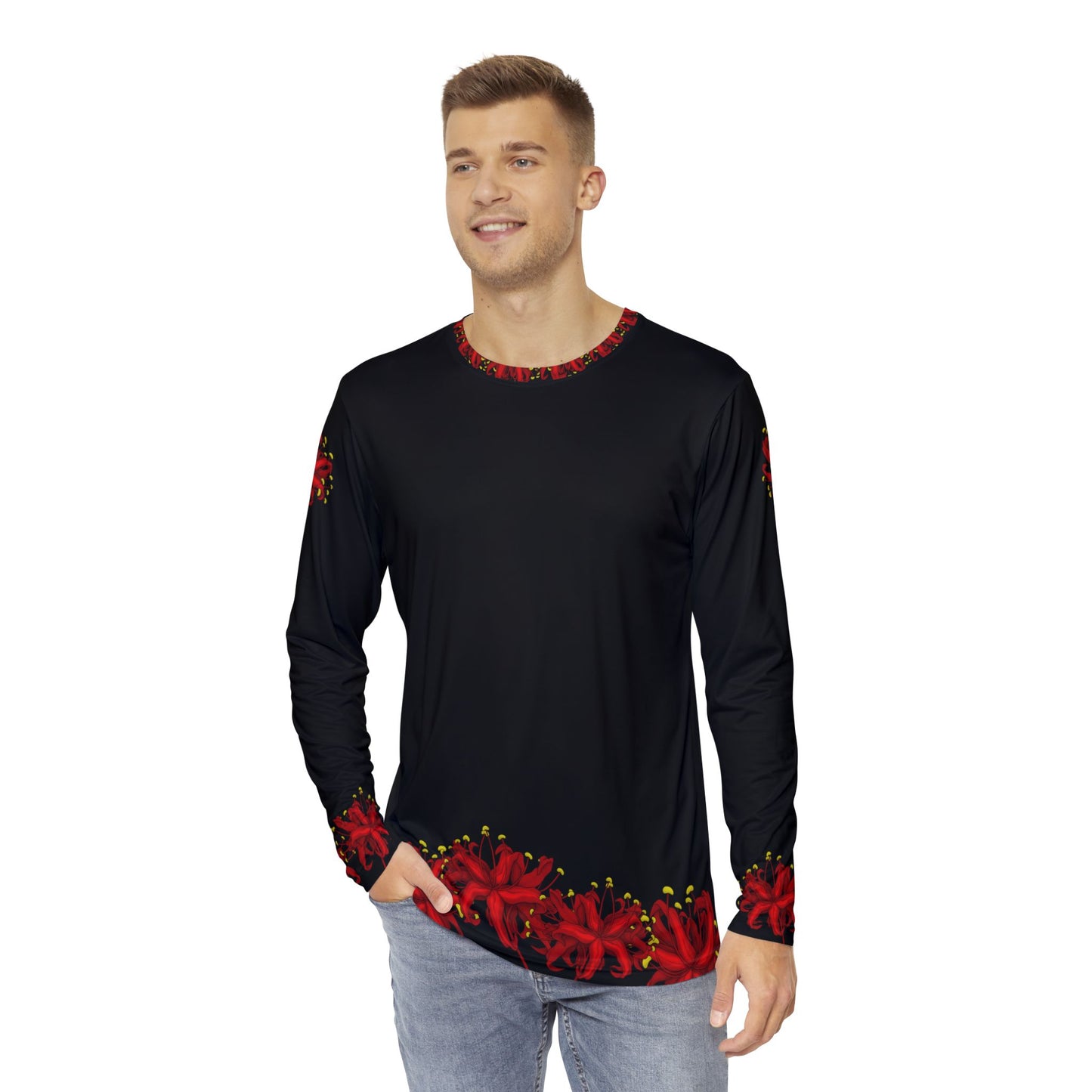 Spider Lily Long Sleeve All Over Print