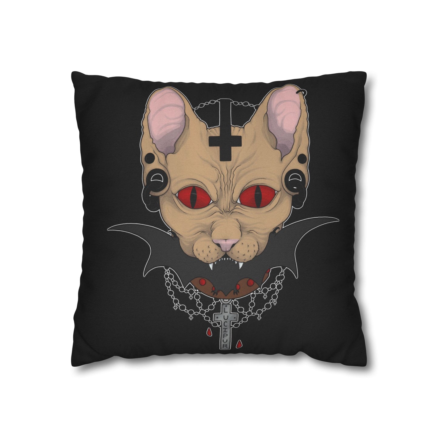 Lucipurr Square Pillow Case